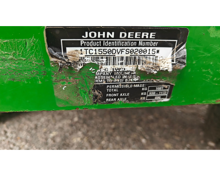 John Deere 1550 TerrainCut