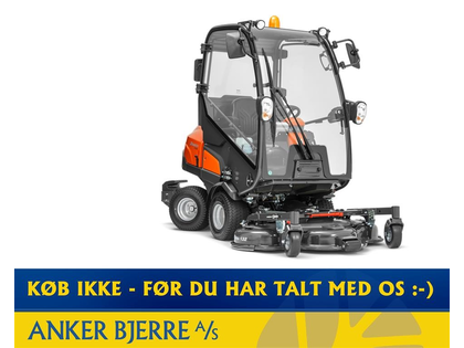Husqvarna P 525D med kabine Inkl. 155 cm klippebord / klippeaggregat