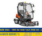 Husqvarna P 525D med kabine Inkl. 155 cm klippebord / klippeaggregat