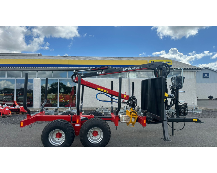 FTG-Källefall FB90 / FB63Ts FTG FB90 skovvogn med 63m kran