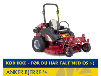 Ferris ZT2600 IS inkl. 132 cm klippebord (bagudkast / mulch)
