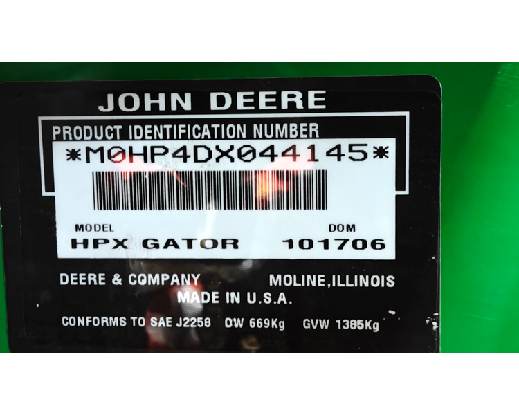 John Deere GATOR HPX DIESEL