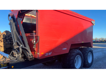 Alsidig Højtip Alsig 25km3 vogn + Valtra T 214