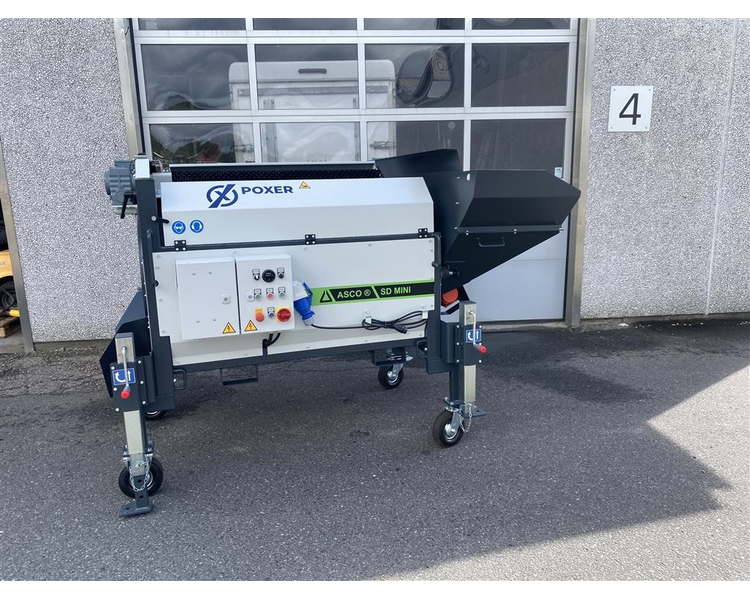 Asco Screen Drum Mini kompakte med stor kapacitet