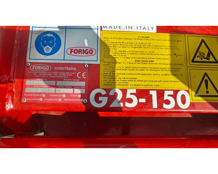 Forigo G25-150 Velholdt
