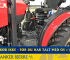 Yanmar YT 235H 4WD inkl. frontlift med PTO og 130 cm GMR fejemaskine