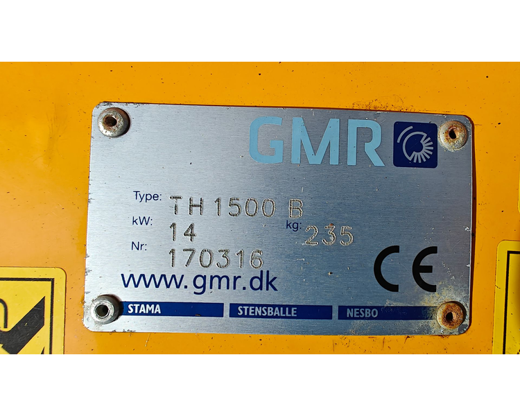 GMR Stensballe TH 1500 B Hydraulisk - SOM NY
