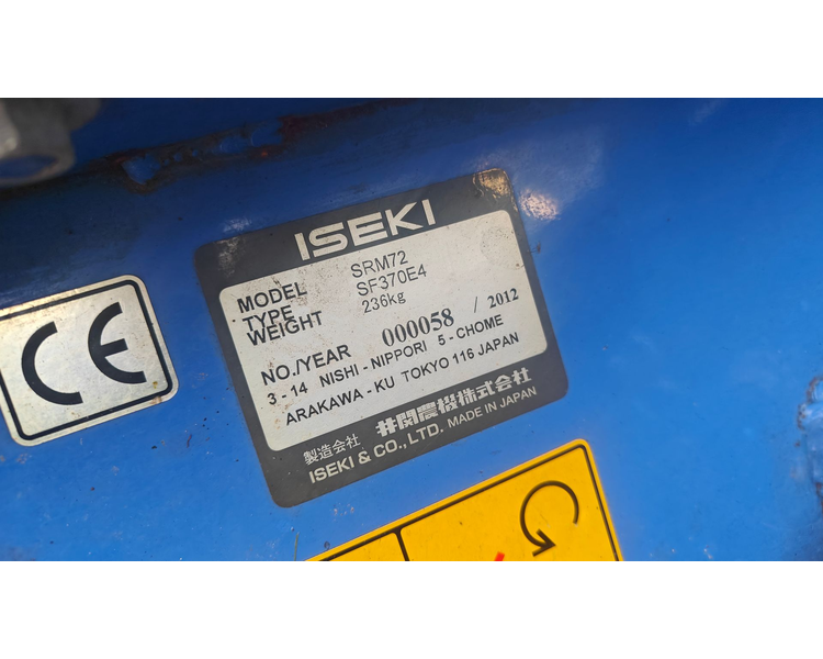 Iseki SF 370 MEGET VELHOLDT - Inklusiv slagleklipper
