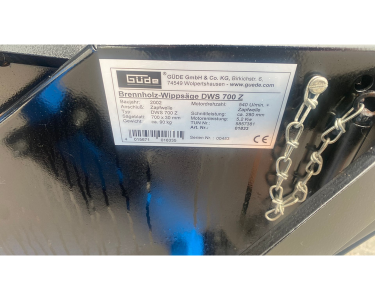 Güde Vippesav GWS 700Z