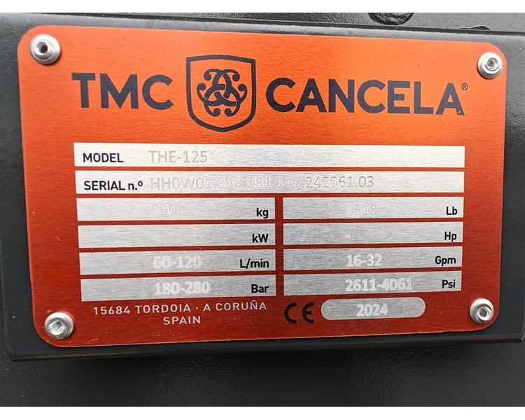TMC CANCELA THE-125 PÅ LAGER TIL OMGÅENDE LEVERING
