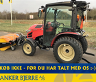 Yanmar YT 235H 4WD inkl. frontlift med PTO og 130 cm GMR fejemaskine