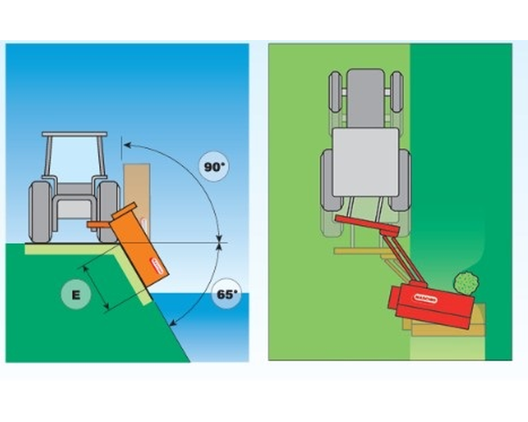 Maschio Giraffa XL 210 SE Udvendig gearbox - INKL. VIDVINKEL PTO