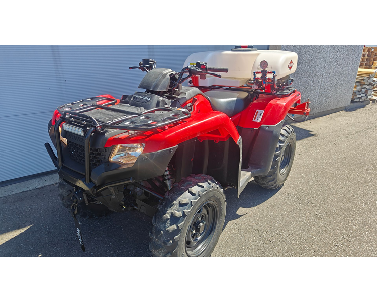 Honda TRX 420 FA6 INKLUSIV KUHN EVOLIS Q80 SPRØJTE, 4mtr. BOM