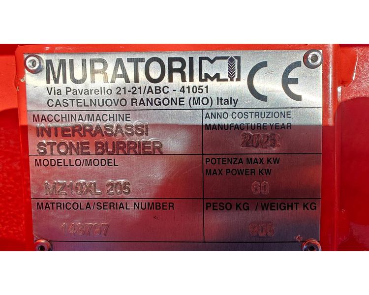 Muratori MZ10XL 205 STÆRKT TILBUD - SPAR 30.000,-!