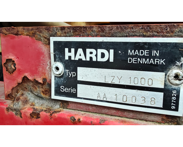Hardi LZY 1000 18/20 m. Liftsprøjte
