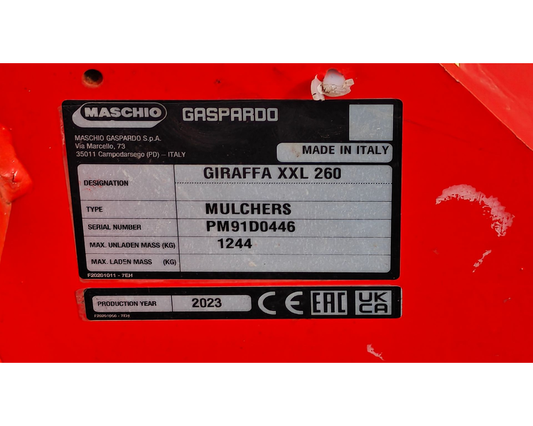 Maschio Giraffa XXL 260
