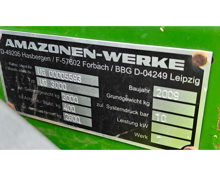 Amazone UG 3000