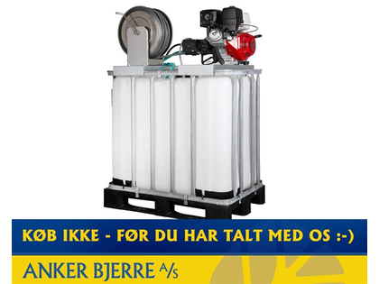 AB Mobil 220/20 HONDA 13 HK El-start, 50 mtr. slangeopruller