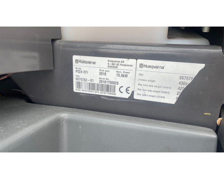 Husqvarna P524 EFI AWD Inkl. 122cm klipper