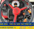 Yanmar YT 235H 4WD inkl. frontlift med PTO og 130 cm GMR fejemaskine