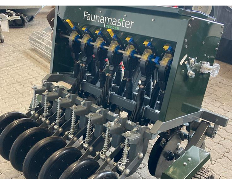 Faunamaster Såmaskine 7 rk Bredde Hjul