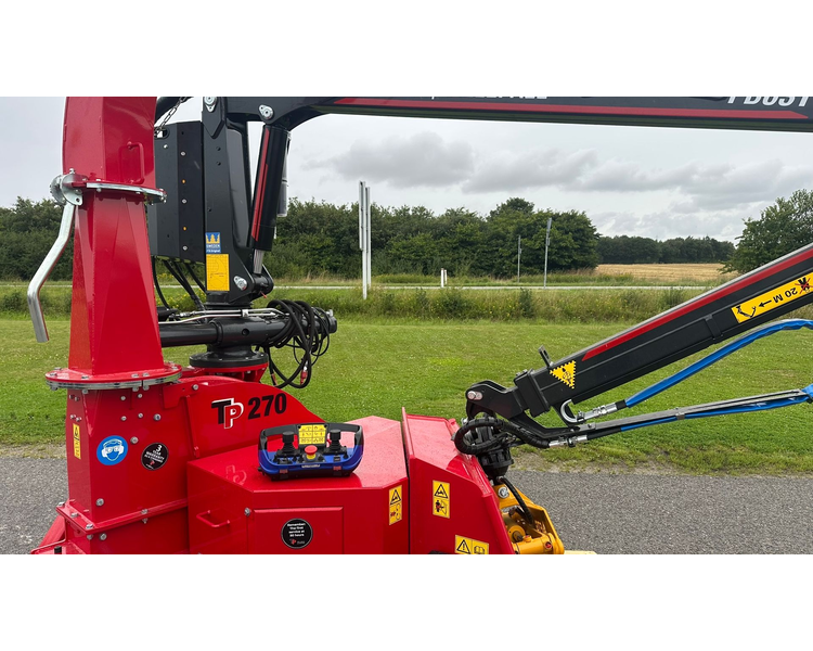 TP TP 270 K  Flishugger med kran