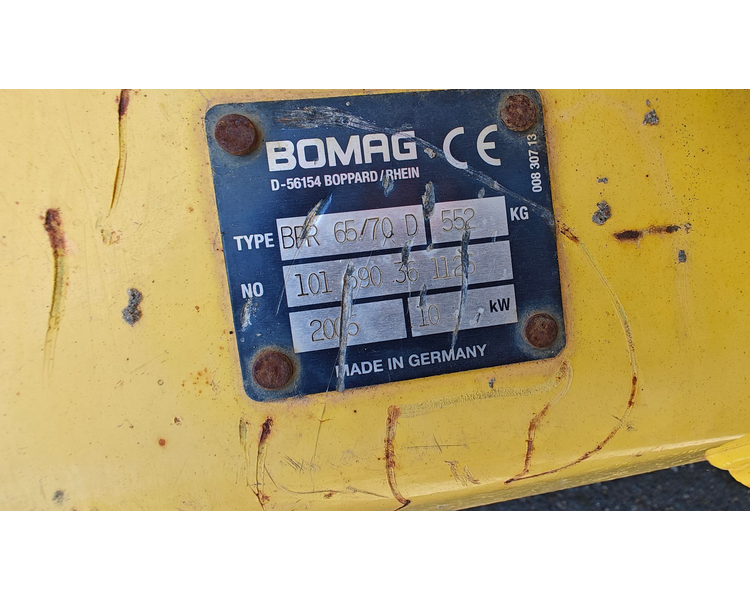 Bomag BPR 65/70D Solid 500kg Diesel stamper