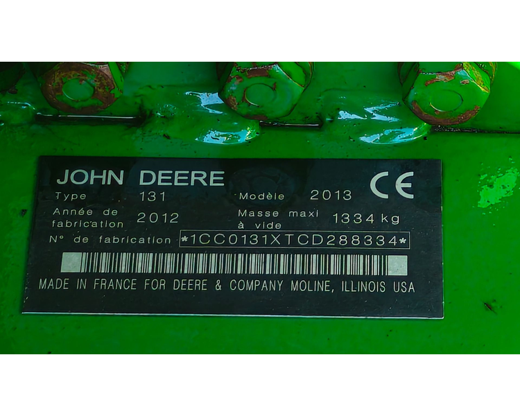 John Deere 131 frontskårlægger