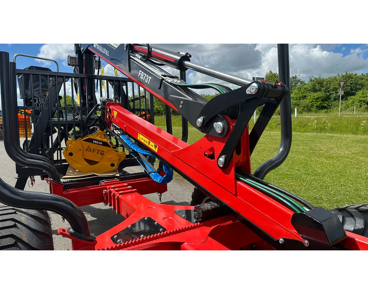 FTG-Källefall FB100 / FB73T FB 100 Skovvogn med 7,3 m kran