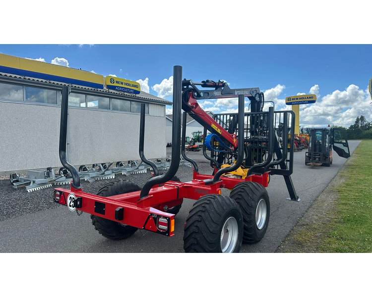 FTG-Källefall FB90 / FB63Ts FTG FB90 skovvogn med 63m kran