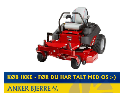 Ferris ZT 400 IS Zero Turn inkl. 122 cm klippebord (mulch, bagudkast eller sideudkast)