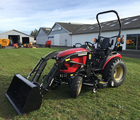 Yanmar SA 424 Med 60" klipper og frontlæsser
