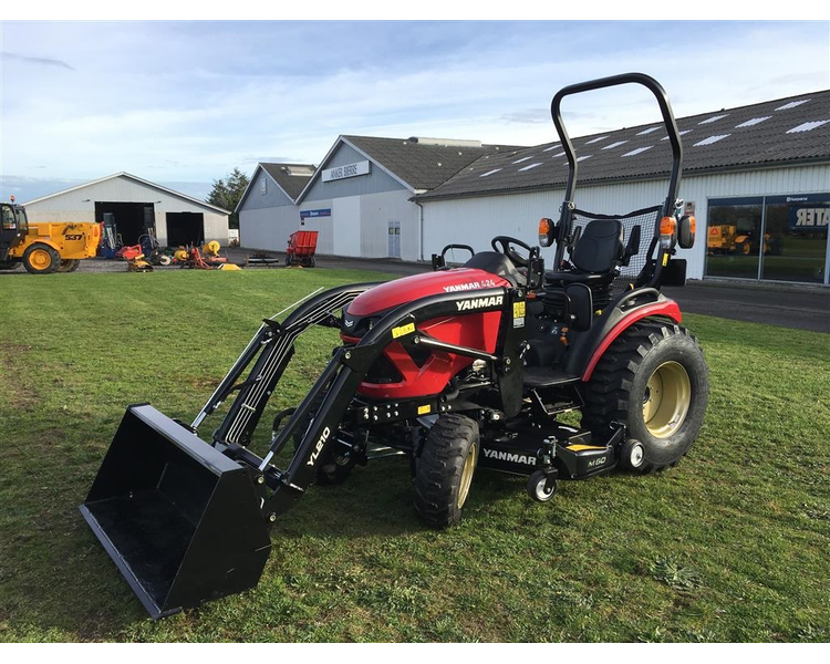 Yanmar SA 424 Med 60" klipper og frontlæsser