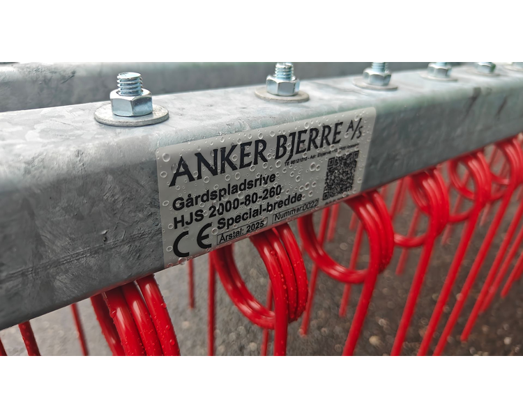 Egholm Anker Bjerre Riven 150cm 150cm gårdrive, 3-rækket