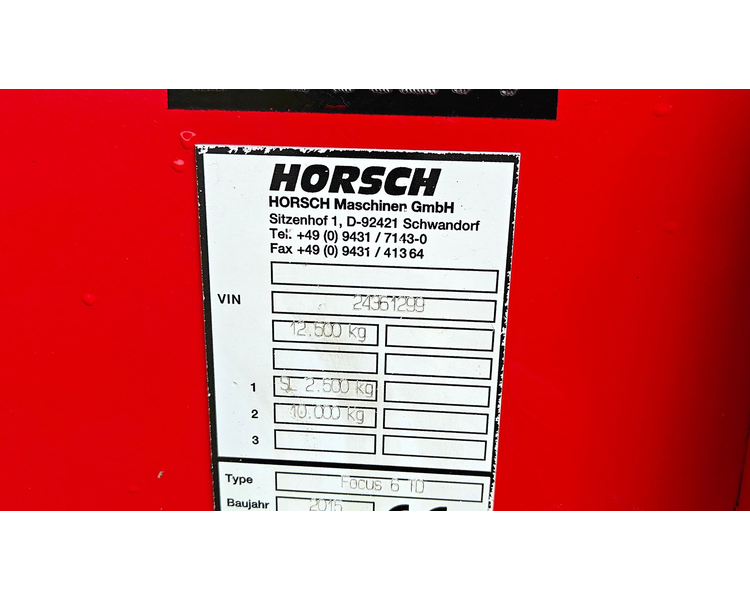 Horsch Focus 6TD