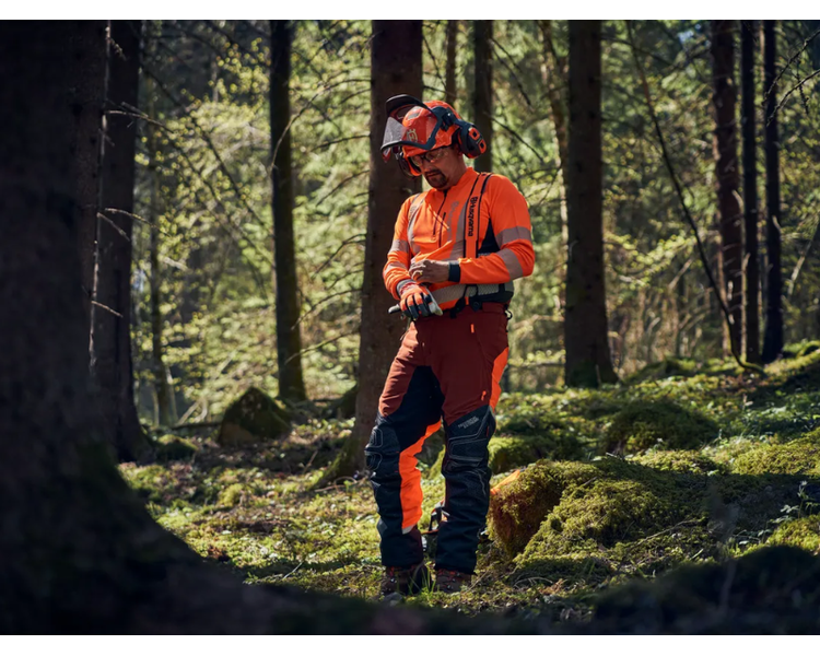 Husqvarna seler med læderstropper | Anker Bjerre A/S