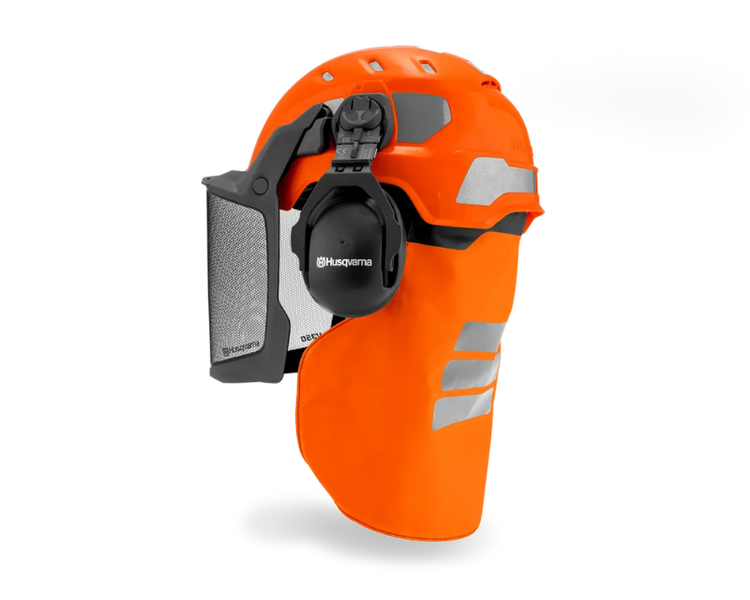 Husqvarna Technical skovhjelm, orange | Anker Bjerre A/S