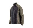 Herre hybrid/fleece jakke oliven str. S-XXL