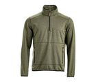 Fleece shirt 1/2 zip, olive, XL
