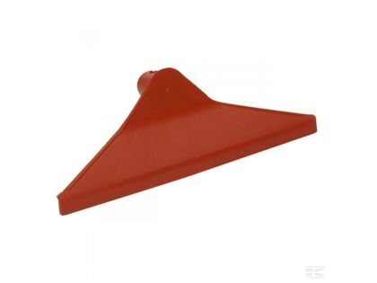 Møgskraber plast rød trekant