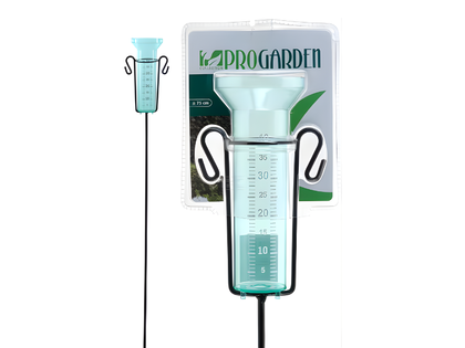 Regnmåler m. galvaniseret metalspyd