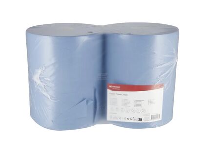 Aftørringspapir Blå 2 lag B 36