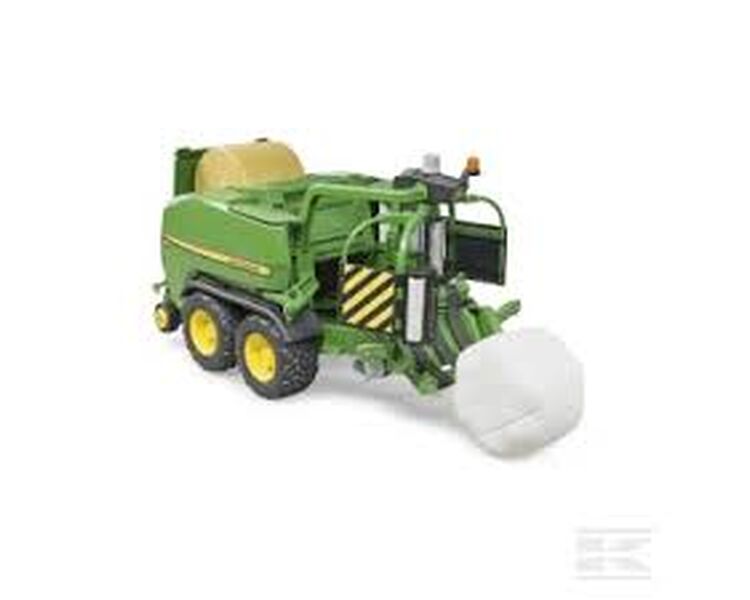 Bruder John Deere wrappresser til rundballer