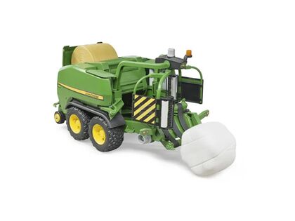 Bruder John Deere wrappresser til rundballer