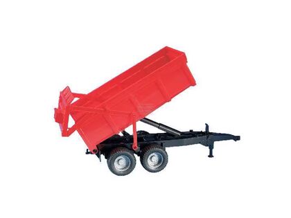 Bruder tipvogn - rød