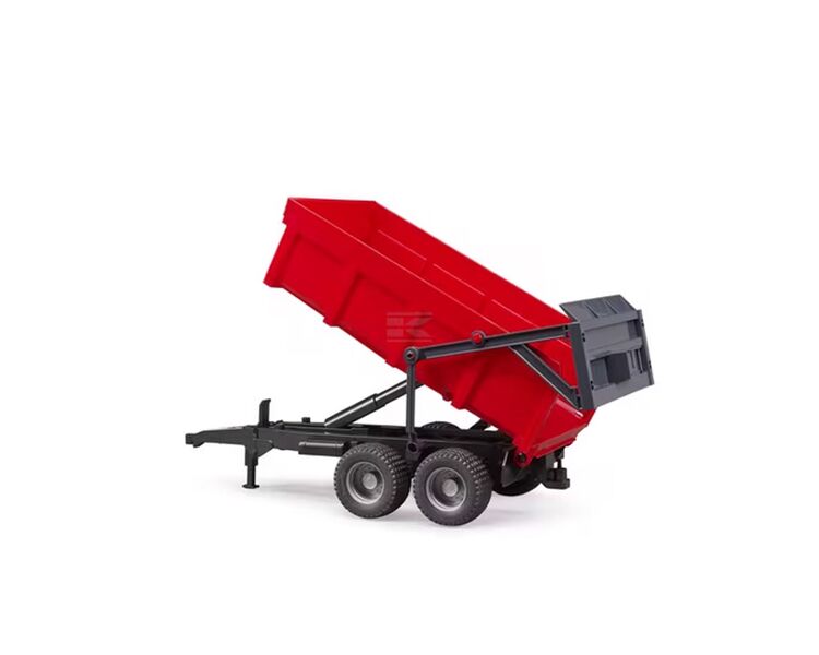 Bruder tipvogn - rød