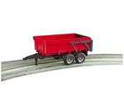 Bruder tipvogn - rød