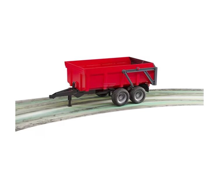 Bruder tipvogn - rød