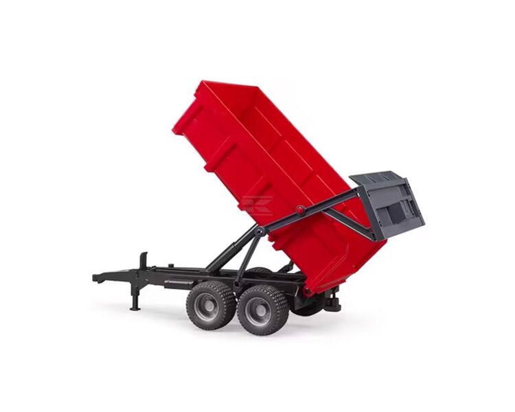 Bruder tipvogn - rød