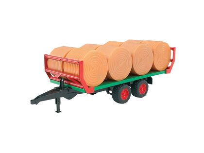 Bruder Ballevogn med 8 rundballer